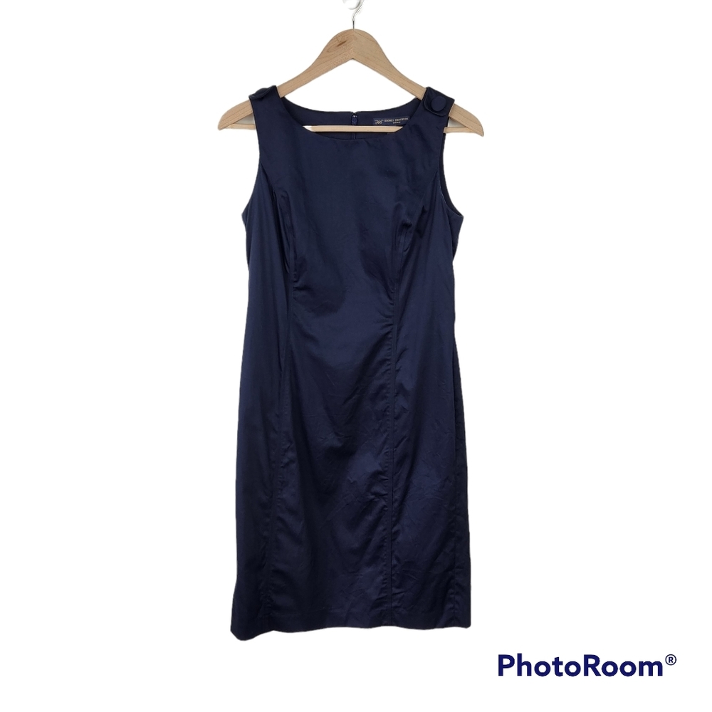 Brooks Brothers Navy Midi Dress
